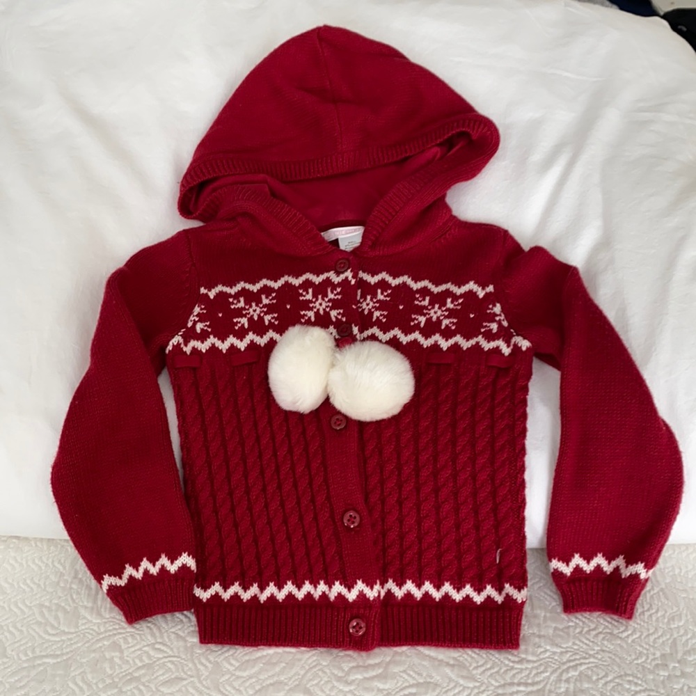 Red Janie and Jack Cardigan